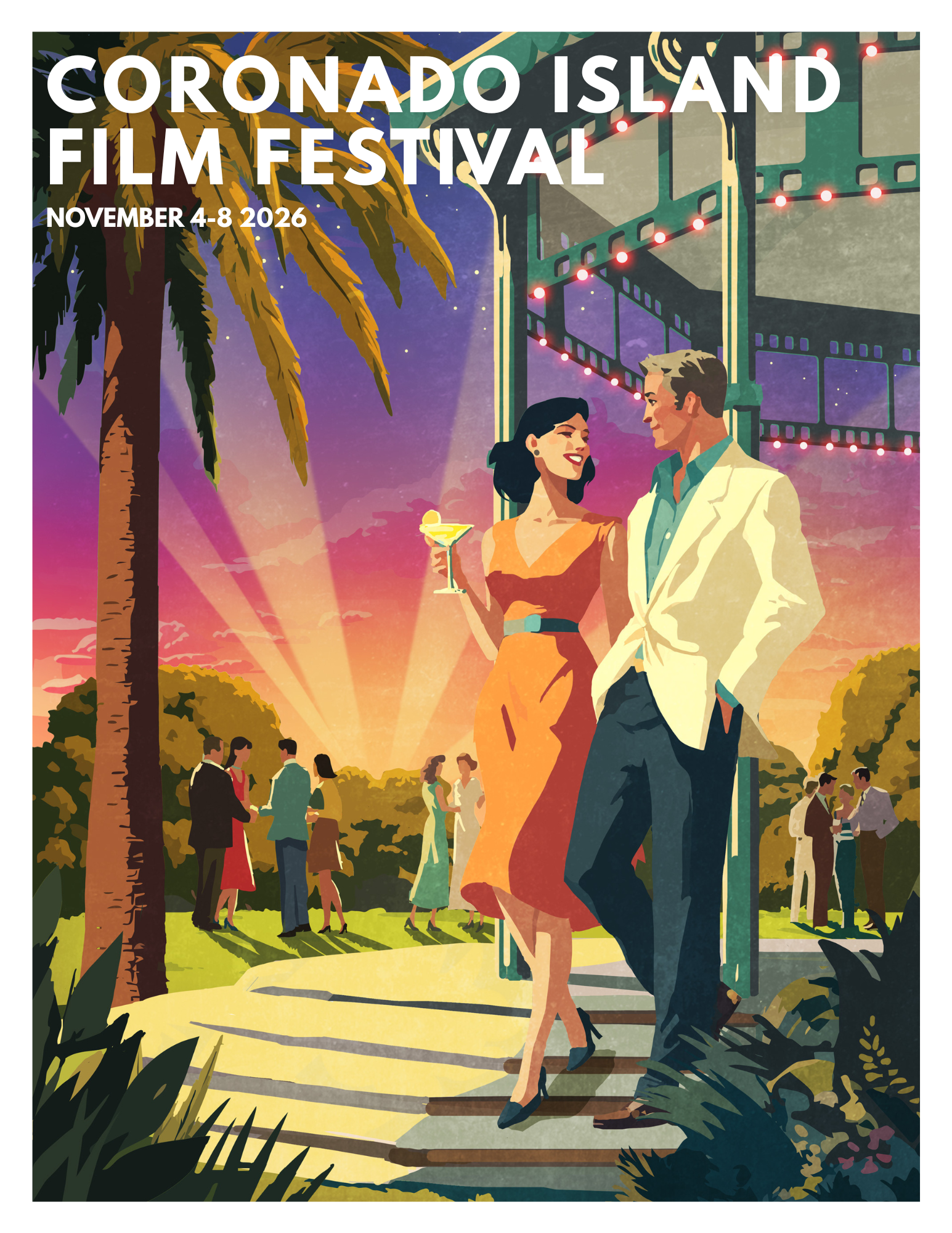 Coronado Island Film Festival poster artwork
